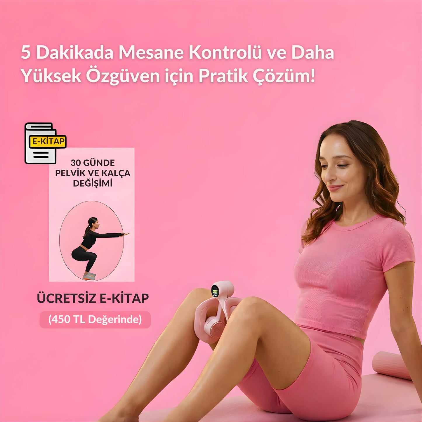 Vera Fit™ İç Bacak & Pelvik Sıkılaştırıcı Egzersiz Aleti